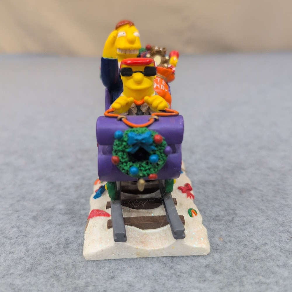 The‎ Simpsons Christmas Express Mayor Quimby Vote Quimby Sleigh Figurine 2004 - Picture 3 of 6